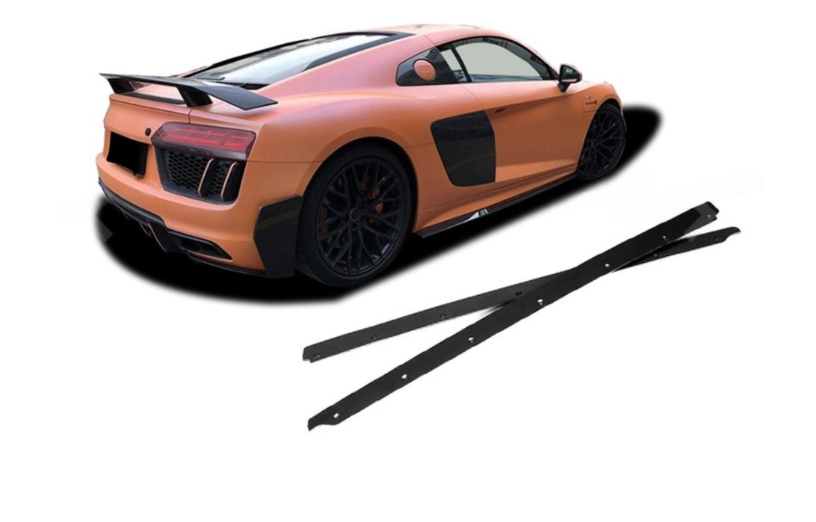16-18 Audi R8 Carbon Fiber Side Skirts