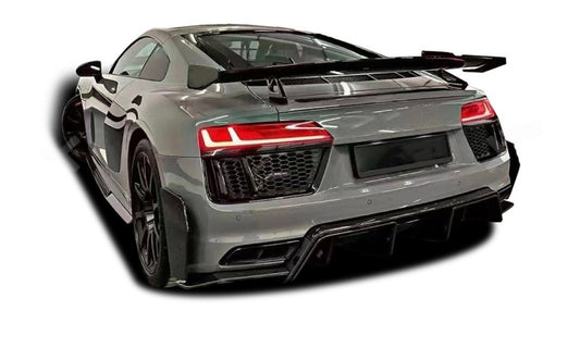 Audi R8 modified performance spoiler