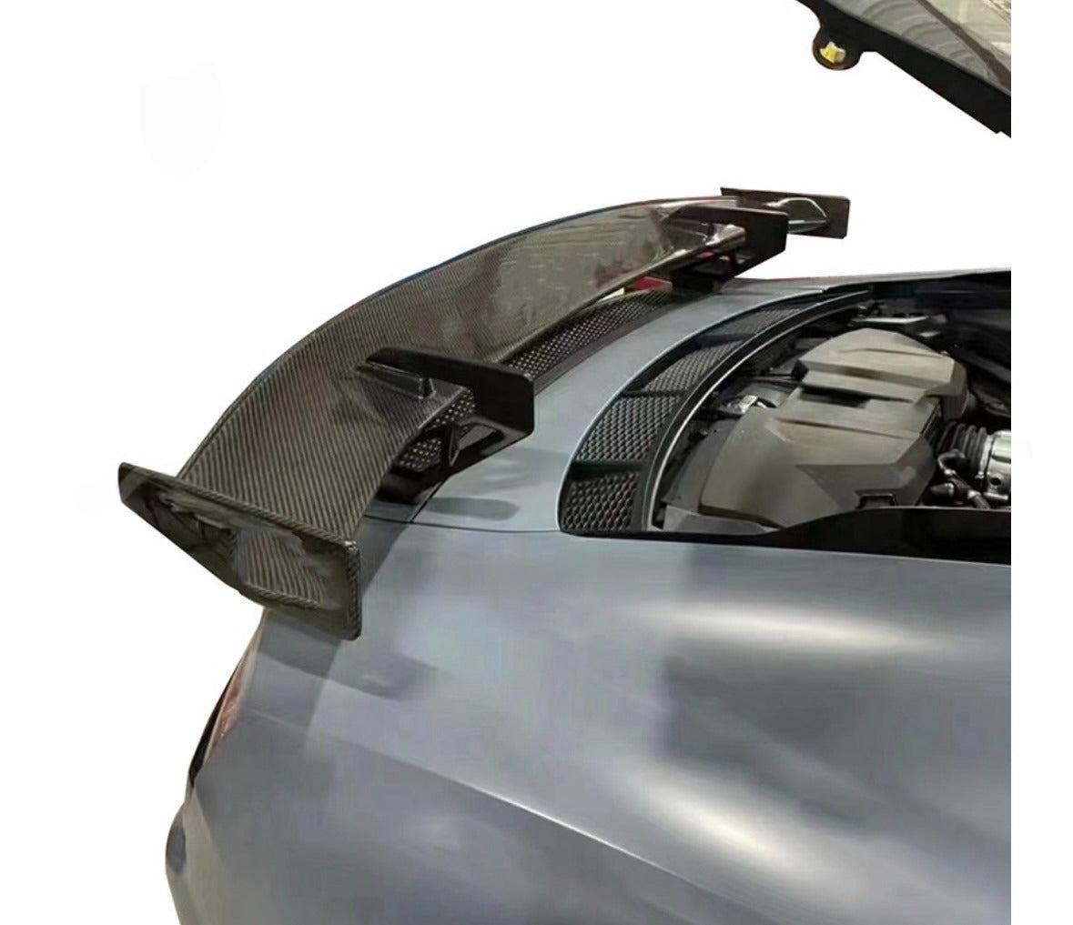 Audi R8 modified performance spoiler