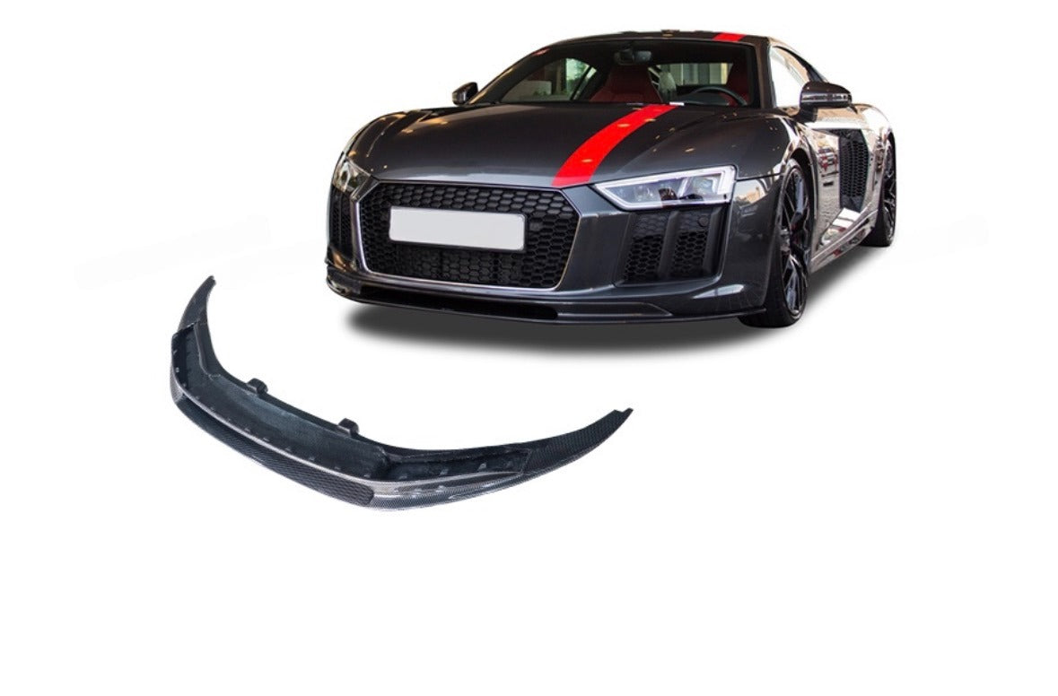 Audi R8 modified Vorsteiner carbon fiber front lip