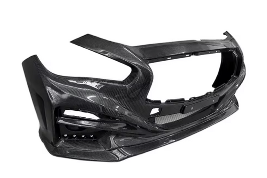 MRD full carbon fiber front bumper Impulse style For Infiniti Q50 2014+ regular carbon